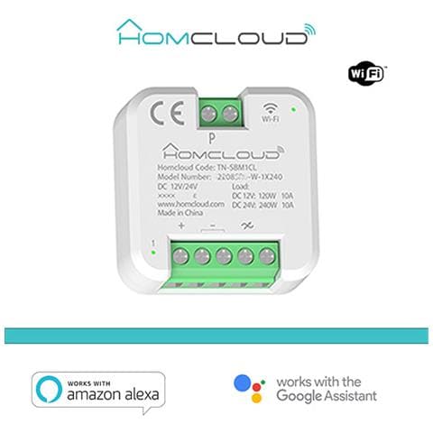 Modulo Pulsante Switch Wi-fi 12/24v Dc - 1 Canale - Homcloud - Foto 1